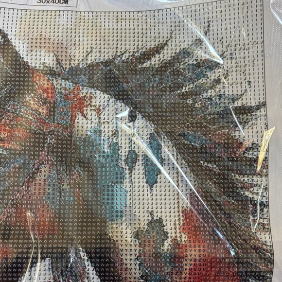 18-7.  Colorful Horse Diamond Painting Kit - Picture 4 of 9